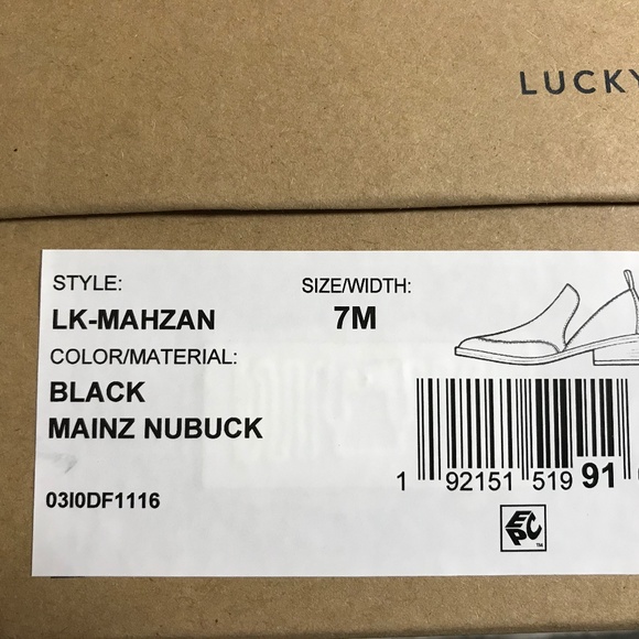 BNIB Lucky Brand Mahzan Nubuck Shoes - Picture 8 of 8